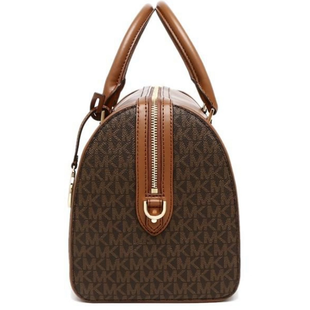 Michael Kors Medium Duffel  Travel Satchel - Leather/Coated - Picture 9 of 13